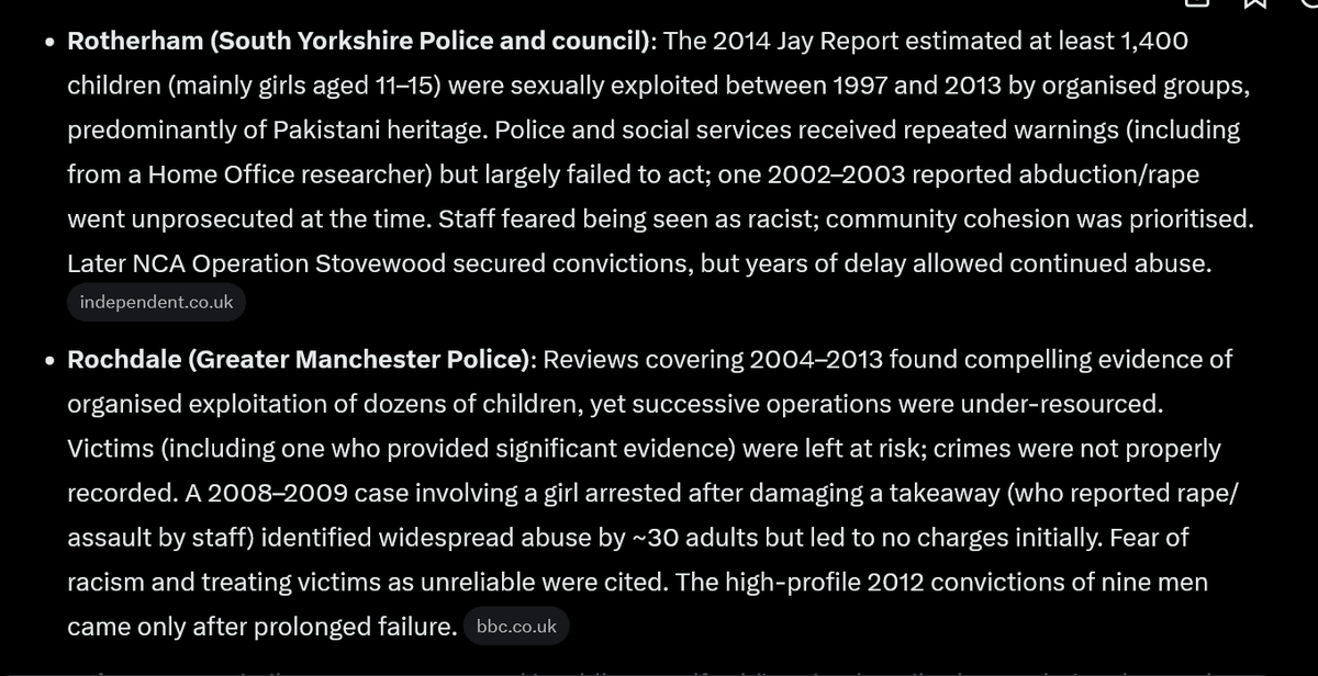 justrightFrank's tweet photo. I posted a front page about how much money is wasted on DEI within UK police forces.
This has been happening since the Blair Government which Burnham was a part of.
Here is the proof:
In 2002 Labour MP Ann Cryer was approached by parents who said their children were being Groomed.
Ann reported the matter to Home Secretary David Blunkett and local police chiefs who told her that "most people who sexually abuse children are white".
Blunkett changed the law to make it possible for police forces and judges to accept "hearsay evidence" from parents and 2 groomers were prosecuted and given very light sentences for sexual assault but NOT for sex by penetration, even though it had occured.
So why did they get such light sentences and why were rape charges not pursued?
And why did no other force take advantage of the legal changes to nip grooming in the bud?
I believe that the answer to both questions is DEI.
Read on: