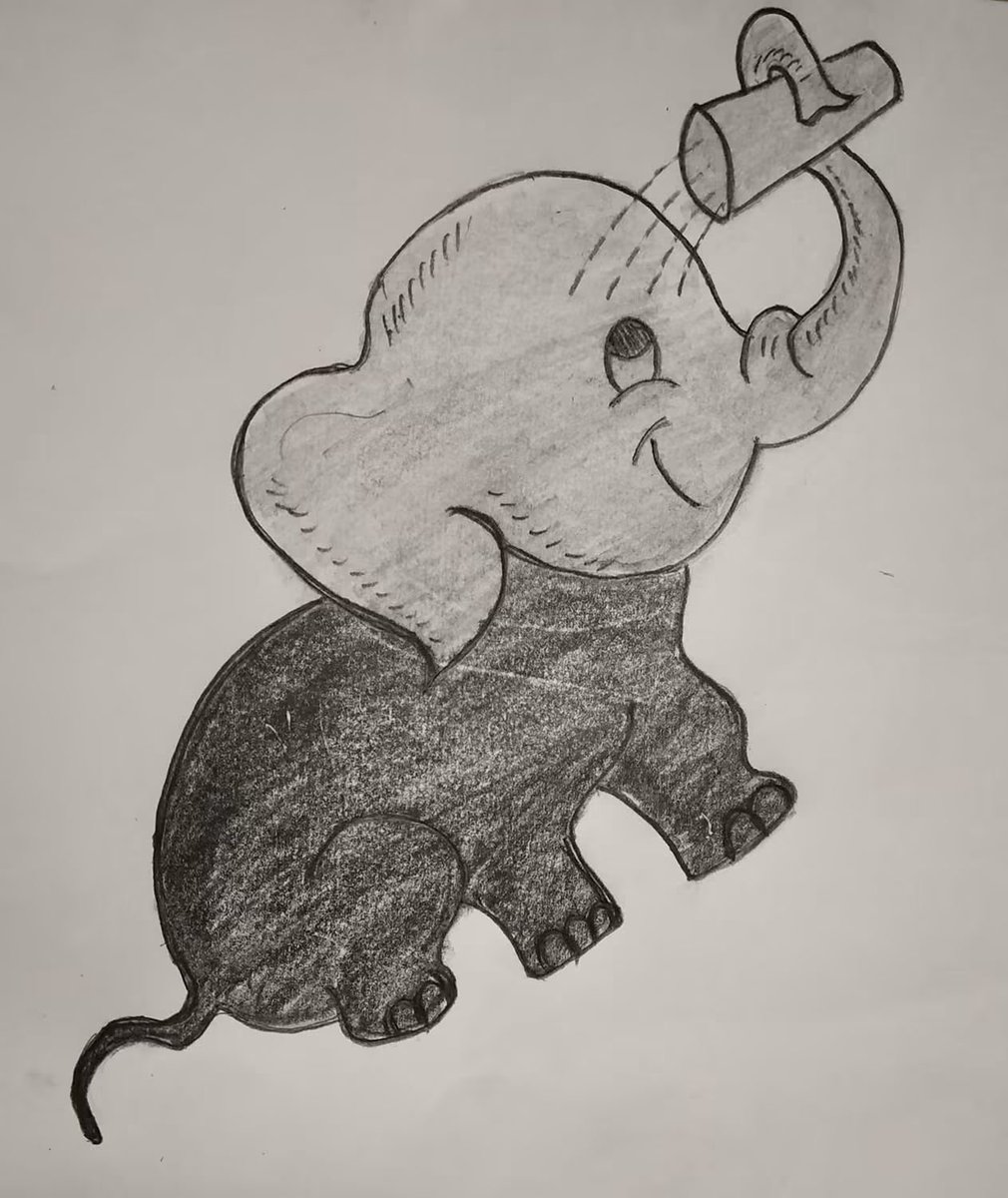 OstrichShri's tweet photo. யானைக் குட்டி ரசிகர்களுக்கு சமர்ப்பிக்கிறேன்🐘🐘
#shriart https://t.co/hVQNsi0yy2