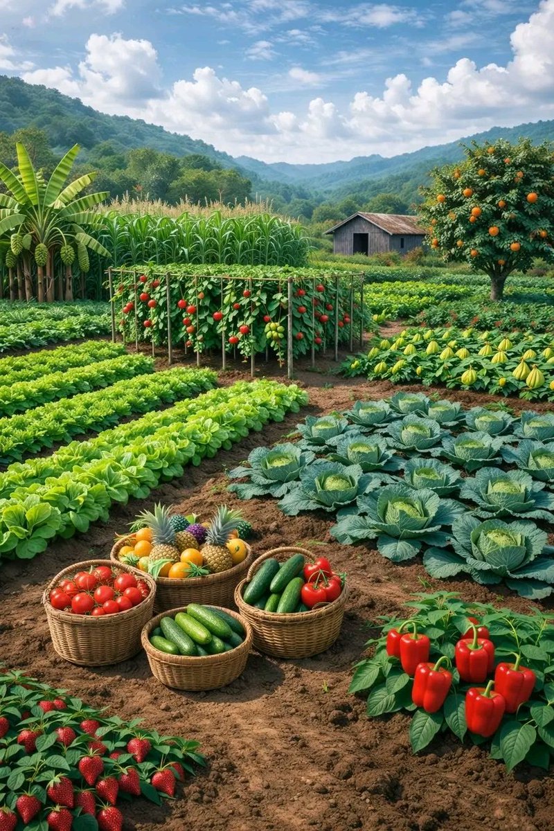 Bidoneses's tweet photo. Home vegetables garden https://t.co/TNynYzHquw