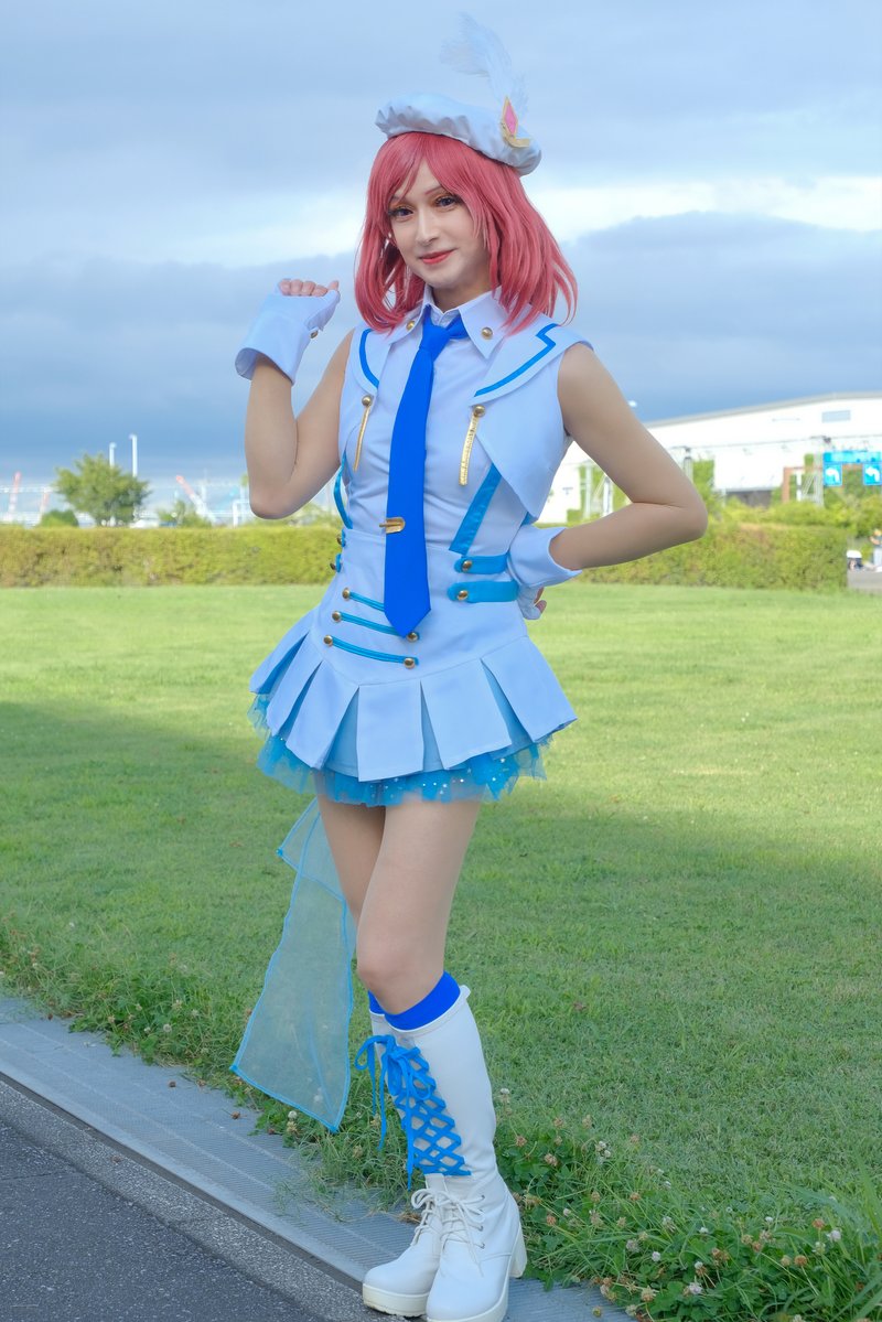 syl893's tweet photo. a!TFT Wonderful Rush✈️ 真姫❤️

📸🐰ほたる🌻@fire_fly_cos
#アコスタTFT     ※1枚目は空色加工 https://t.co/tnJVAfamGn