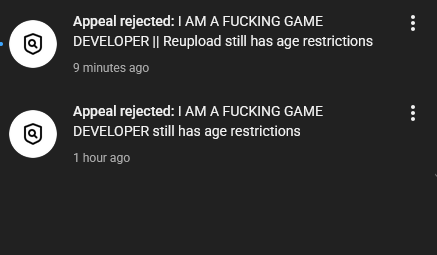 PLYTME_DVLG's tweet photo. @leesung777 My video was falsely taken down due to "Graphic Depictions of SH" &amp; "Promoting Eating Disorders"
It's a animatic with FNaF OCs with Backrooms audio man... (audio was taken from a video without these age restrictions) https://t.co/PvnvZMJ5DW