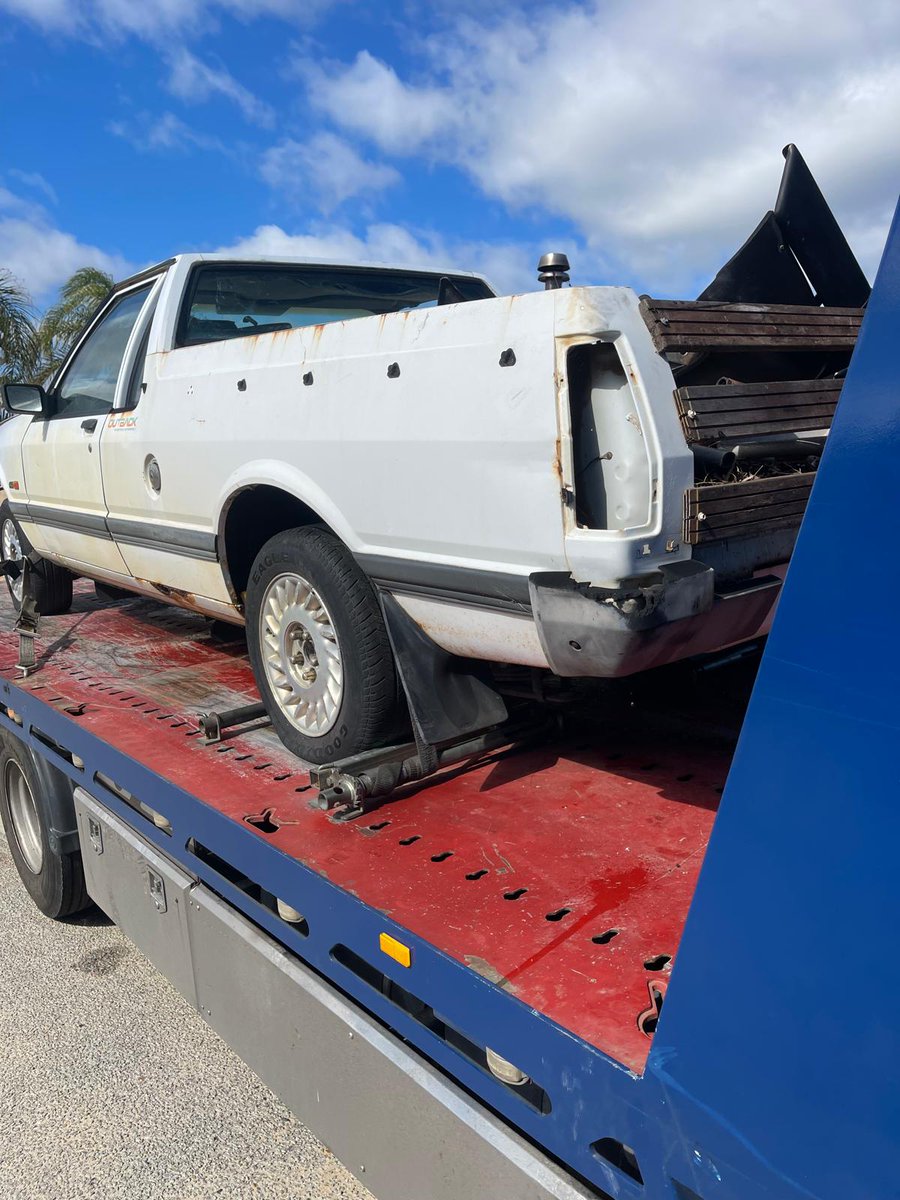 icarremovals's tweet photo. 🚗 Tough Port Kennedy pickup — scrap 1987 Holden Commodore ute, old timber &amp; 80s turbine wheels. Front stripped, loading a mission but we got it done. Free same-day Perth car removal. ANY car, ANY condition. (08) 6187 5519 #CashForCarsPerth #CarRemovalPerth #iCarRemovals https://t.co/DCG4BhfpcO