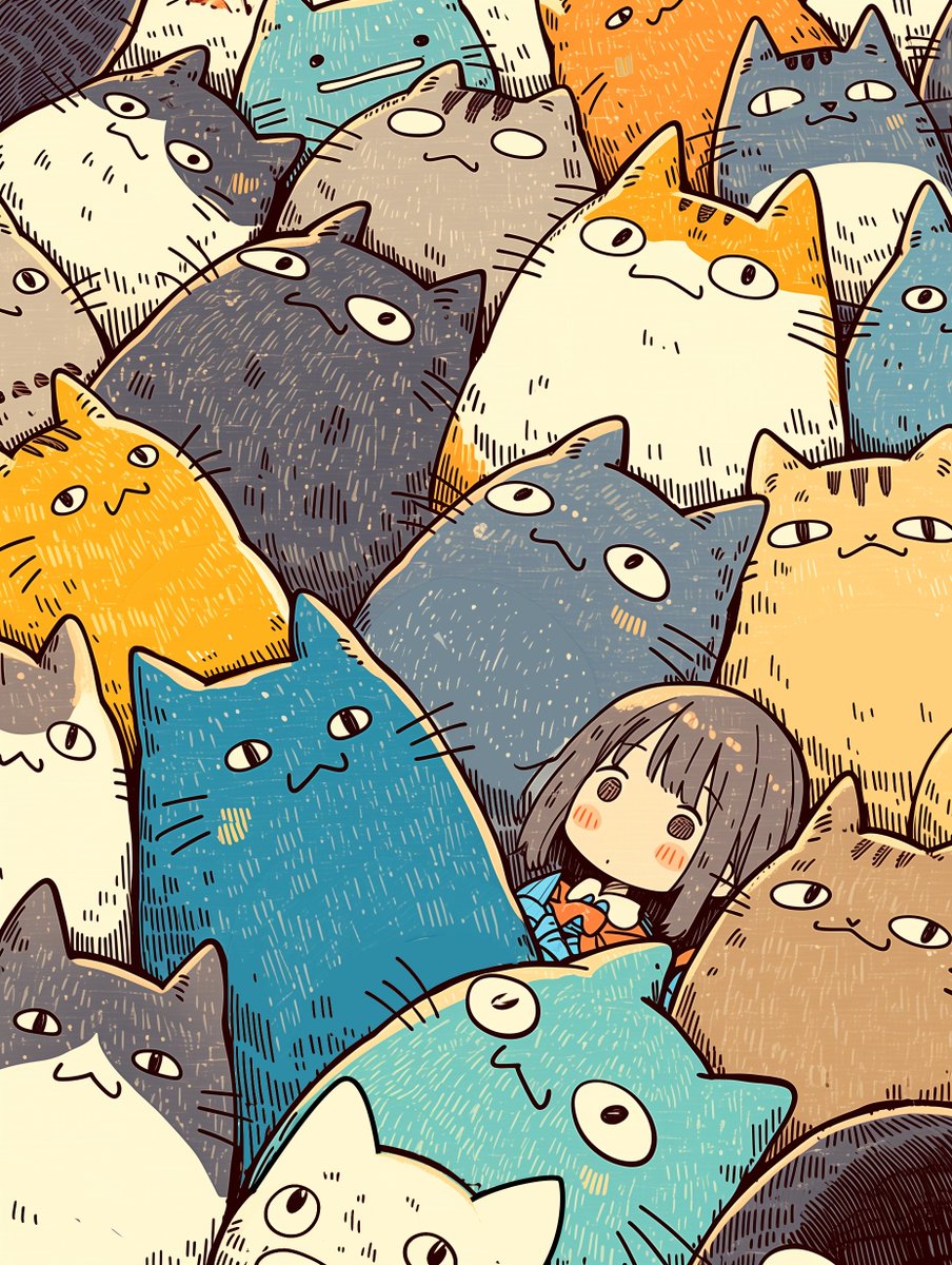 StudioNoGimmick's tweet photo. #猫じゃ猫じゃ https://t.co/iZSCB2BM7v