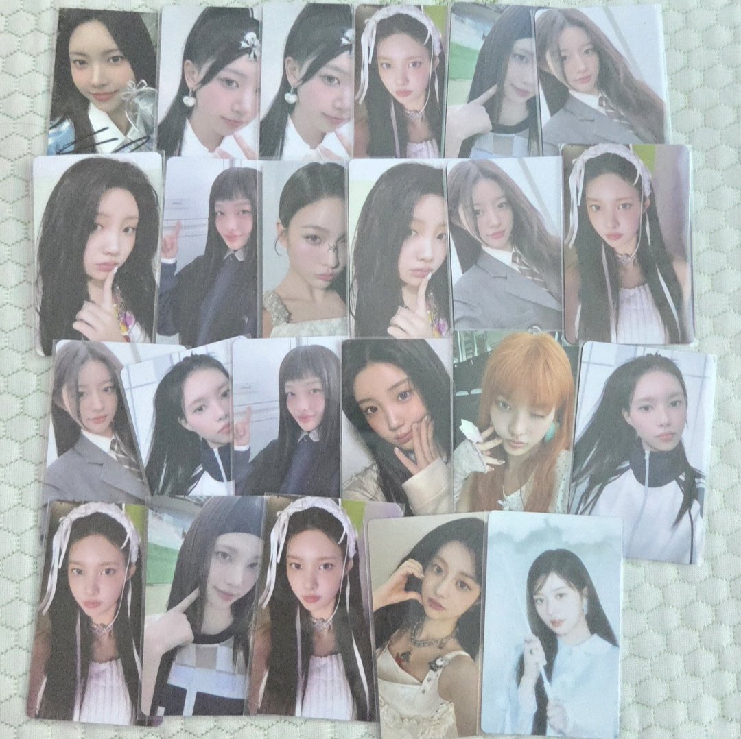 sieunonly's tweet photo. 아일릿 원희 위주 포카 일괄 양도 all 90.0
illit wonhee 원희 포토카드 sign pc wts sell photocard minju yunah moka wonhee iroha 민주 윤아 이로하 모카 원희 공방포카 앨포 앨범 포카 싸포 Signed Photocard pc 

🩵싸인포카 2장 포함

개별 판매❌️ Sold in sets only

https://t.co/0UR3PSKnag https://t.co/oCuRge7aac