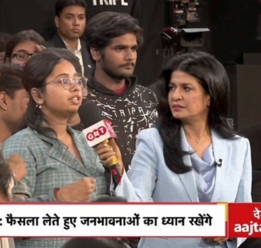 worshipVK's tweet photo. This little girl completely exposed this Jai Bhim politician's agenda on reservation 🚨

Politician - To remove caste based reservation, first remove caste based discrimination

Girl - Sir, do you take pride in Jai Bhimrao?

Politician - Absolutely. I take pride in Bhimrao Ambedkar. He made the Constitution for us

Girl - So, if you take pride in your ancestor, you're right. But if we take pride in our ancestors, we're morally wrong? You chant Jai Bhim, you're right. We chant our ancestors names, we're wrong? And by the way, there were 6 other people who helped to make this constitution

Politician - He made laws for the whole of India, not just for us

Girl - Not at all. He made laws that favor you, uplift you and help your ancestors. If some laws were made in the past that helped my ancestors, how is that wrong? Either both are wrong or both are right. Bhimrao ji made those laws for only 10 years but they're still continuing after 75 years without reform. Whatever Ram ji said, we follow. Do you follow everything Bhimrao ji said? You don't want to reform it because you're not ready to accept what he thought for other castes

Reservation's end is around the corner. Students ain't leaving this chance to get fair education this time 🙏