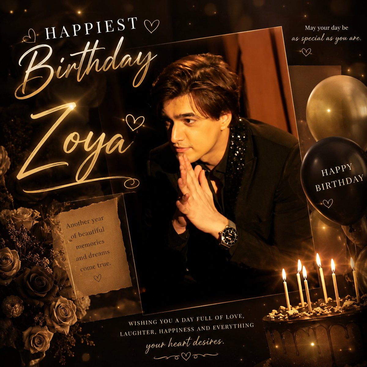 mohsinxbleloved's tweet photo. Happiest Birthday to the most precious soul🎀
May Allah bless you with peace, joy, countless smiles, and all the happiness your heart deserves. Ameen💚 @Mohsinxstarking https://t.co/3p1u3IZB8G