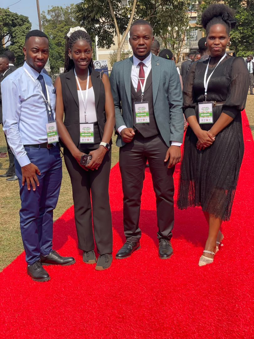 EcureiUG's tweet photo. Empowering Student Leaders at Ernest Cook University!🌍

The Ernest Cook University Guild President, together with members of the Guild Council, proudly participated in the 3rd Annual East African Guild Leaders’ Summit 2026 held at Makerere University. https://t.co/vjcyzmXMQ5