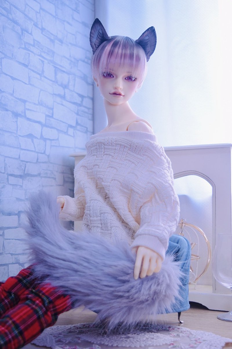 mik_0315's tweet photo. オフショルニットにケモミミって大正解では #Violet_Scale https://t.co/P2fXfDobPP