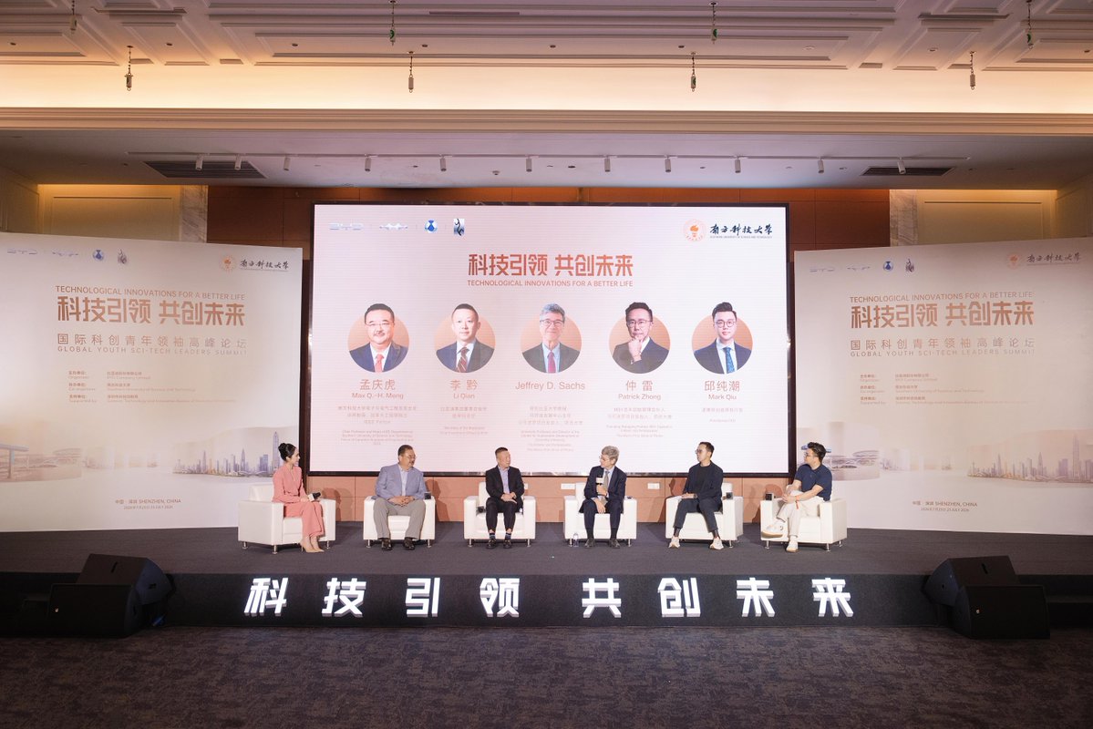 BYDGlobal's tweet photo. The new Silk Road journey of the Marco Polo Drive came to a successful close in Shenzhen on July 25, capping a 15,000-km new energy voyage across Europe-Asia. A Global Youth Sci-Tech Leaders Summit, themed "Technological Innovations for a Better Life," brought together scholars and innovators to explore green technology and cross-cultural exchange. Professor Jeffrey Sachs recognized the journey as a meaningful bridge between civilizations and praised BYD for its sustainability leadership. From Shenzhen, from BYD, innovation is reaching the world. #TheMarcoPoloDrive #BYD