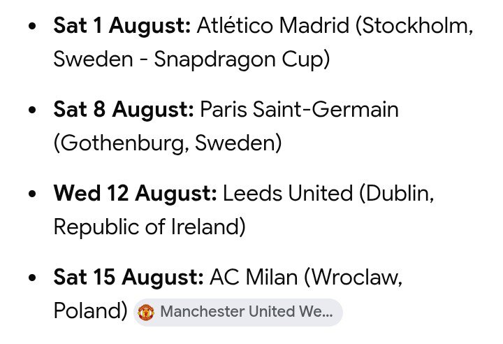 awa_youngi_cho's tweet photo. Full pre season schedule for Manchester United....

We place athletico next and then we play Amorin last....

Amorin will regret choosing football instead of farming and as for ATM, they won't know what hit them https://t.co/BS9JaFAnfv