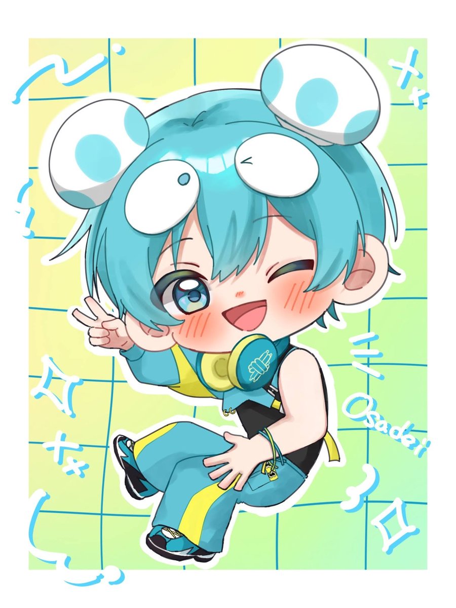 dei_cham's tweet photo. うぃあすに2 Start!!
今年もハピサマしようね🤟🏻🌴🍉🌊🎐
#おさでいイラスト https://t.co/DK26kIKzdx