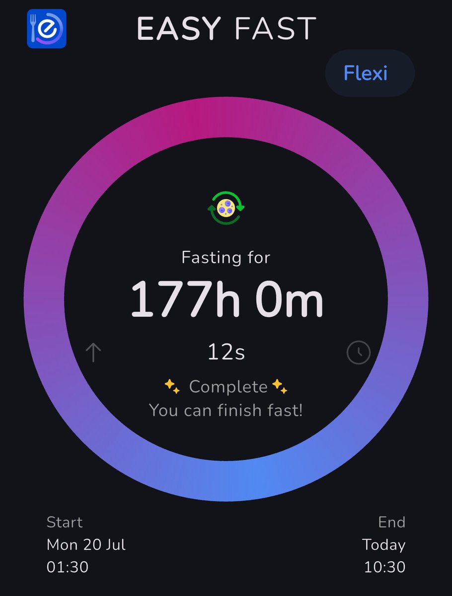 8lue_cat's tweet photo. 177h done 🎉 i‘ll break my fast with a cucumber, 100g of sugar-free yoghurt and a banana https://t.co/vP3ikl9JEk