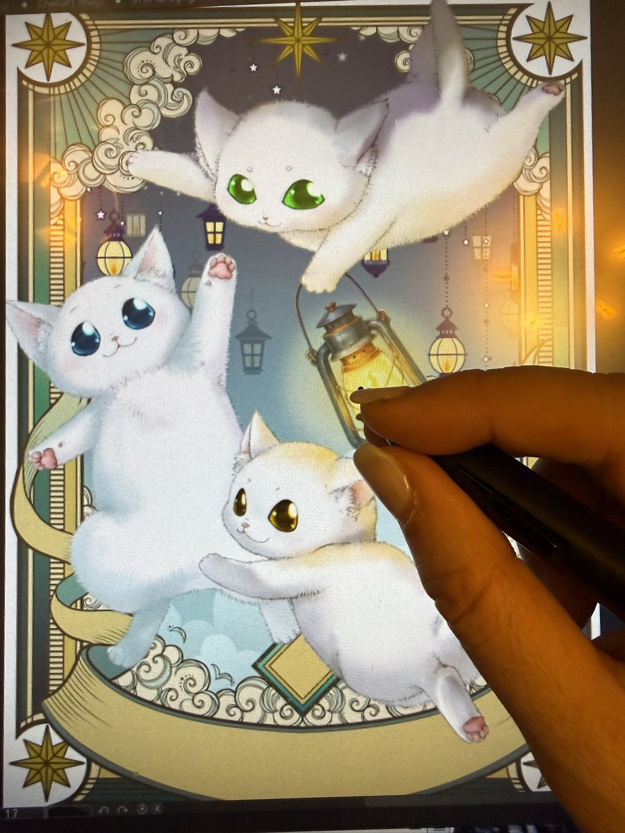 necodara22's tweet photo. ねこだら個展まで一週間！
新作も制作真っ最中です✨

#猫　  #可愛い　#イラストレーター https://t.co/X6s7OS8vB4