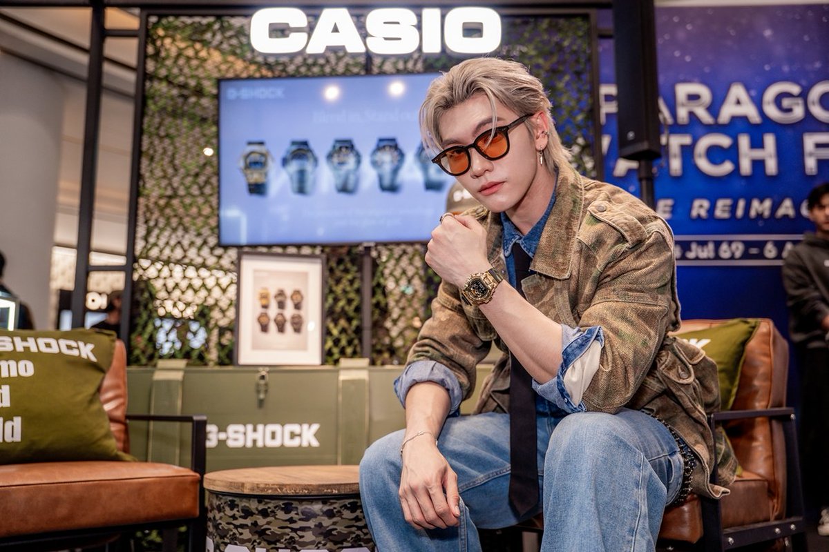 ANiceEnt's tweet photo. "บอส-ชัยกมล" ร่วมงานเปิดตัวนาฬิกา G-SHOCK "BOLD CAMO : CAMO and GOLD"

#bossckm #bosschaikamon
#GSHOCKTH #CASIOCMG #GSHOCK
#AbsoluteToughness #BOLDCAMO
#CAMOANDGOLD

🔗https://t.co/FxkDEmsTzv https://t.co/FIVOFNmiZI