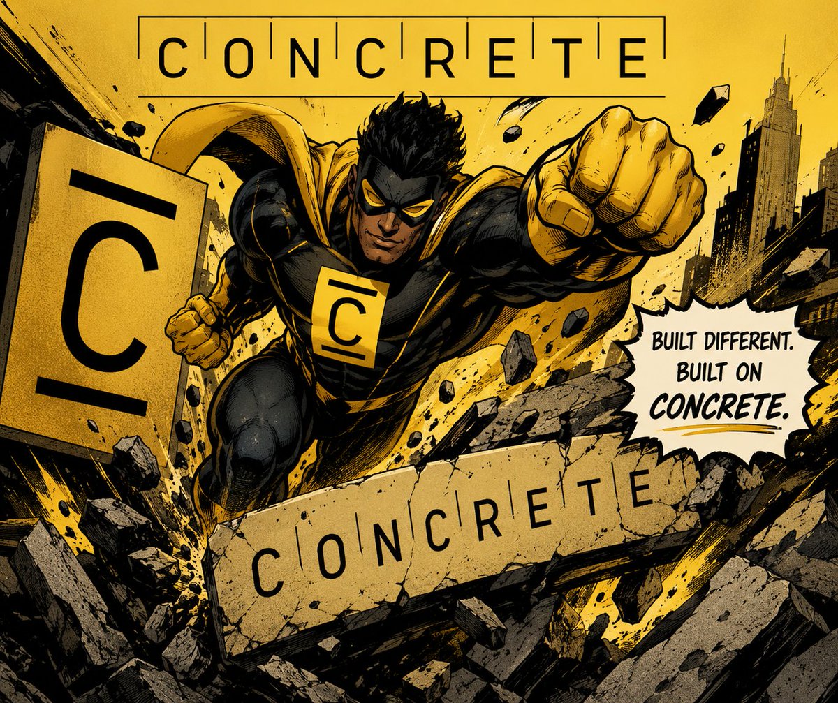 0xwakes's tweet photo. Concrete brings superhero-level protection to DeFi, giving users vaults the resilience to withstand market volatility while keeping their funds safe from liquidation.

gmcrete 💪 https://t.co/pEJlwX8rep