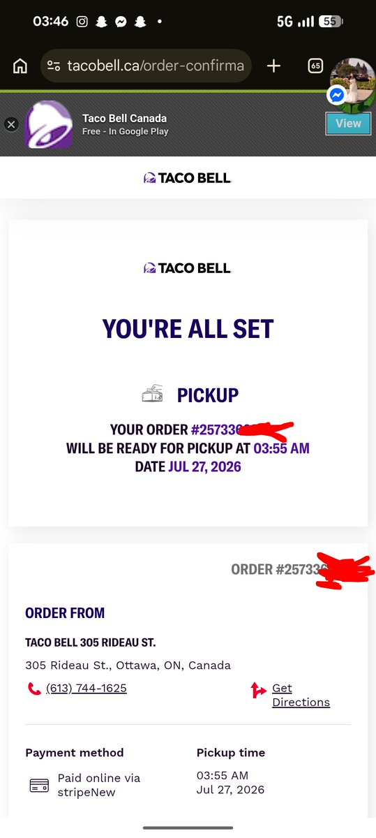 TorontoDeadpool's tweet photo. @TacoBellCanada (3/3) @TacoBellCanada Also when I tried to make an account, your 2FA doesn't send any email. (I Tried different emails, none were sent), the online submission form also isn't working... https://t.co/uglsZqQ2Zb