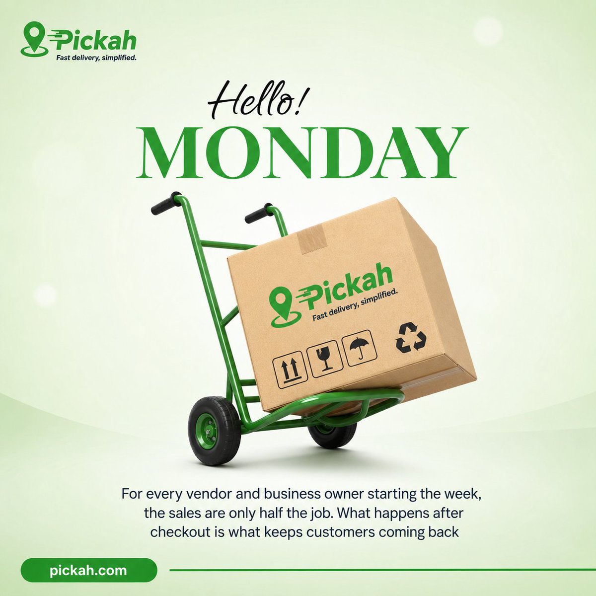 Pickahapp's tweet photo. To every vendor, every business owner, every online seller starting their week today  the work you're doing matters, even on the days it feels invisible 📍

#Pickahapp #LogisticsNigeria ##fastdeliverysimplified https://t.co/V6vMBVBY1E