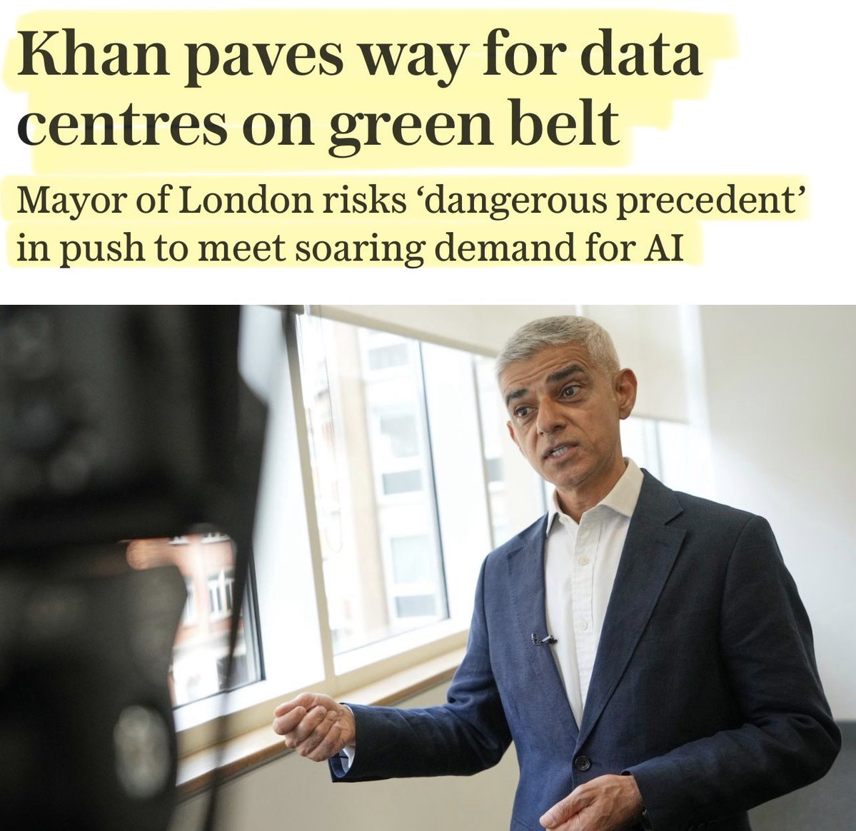 Artemisfornow's tweet photo. ‼️ Labour says it will “reindustrialise” Britain through data centres… That is a lie! 

In the UK, data centres are a fake market! government backed digital surveillance and data infrastructure that will be used to monitor and control citizens’ behaviour.

Even if you think that’s a “conspiracy theory”, look at what is actually happening.

Let’s do the maths on data centres.

Britain has some of the highest electricity prices in the developed world. Households are paying about 25p–26p per kWh under the Ofgem price cap, plus standing charges, while small businesses, farmers and manufacturers are being crushed by energy costs.

Meanwhile, the government is creating special conditions for data centres. Did you know they can receive:

▪️cheaper electricity - potentially worth up to £80 MILLION a year for the largest sites
▪️priority and accelerated grid access - while homes and businesses wait
▪️planning support - including on agricultural and green-belt land
▪️Critical National Infrastructure status, meaning in an energy shortage they will have priority.
▪️Climate Change Levy discounts of up to 92% - even though they generate huge emissions and require vast energy and water.
▪️possible public financing and state-backed infrastructure

After construction, data centres provide few permanent local jobs, and many of those can be outsourced or carried out remotely. There is little benefit to local communities.

We pay higher electricity prices to help fund the architecture of our own control.

We fund the grid. We provide the data. Then private technology giants use that infrastructure to collect, store, process and monetise our lives.

Our health data, financial data, movements, habits, faces, voices, opinions and behaviour all become part of the new profit machine. And it is all enabled and guaranteed by us.

BRILLIANT… for technology companies and governments. For us? Er … not so much.

And when you finally reach peak fury, it will already be too late.

Read my book.