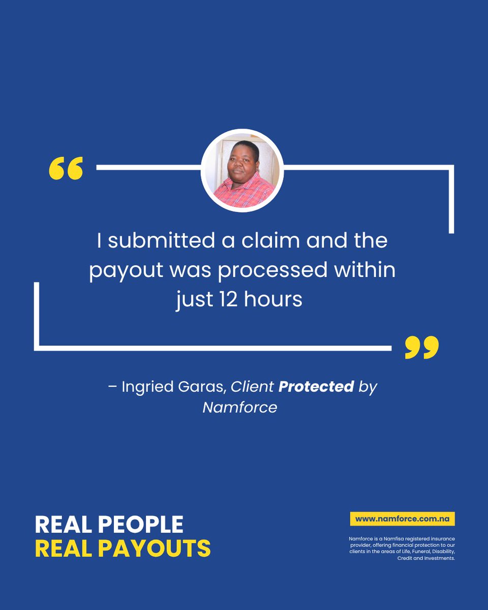 NamforceLife's tweet photo. “I submitted a claim and the payout was processed within just 12 hours.” --Ingried Garas, Namforce client.

Read more real stories in our April newsletter at https://t.co/qOxQoj3fct

#NamforceLife #RealStories https://t.co/oZFQi4WlFk