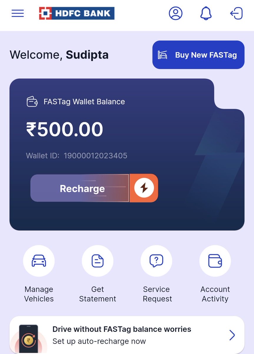 SenguptaSudipto's tweet photo. @HDFCBank_Cares @HDFC_Bank  My FASTag wallet has already been closed, but the closure refund amount has still not been credited to my bank account. Kindly check the status and process the refund at the earliest. #FASTag #HDFCBank https://t.co/HkC6pvKPh6