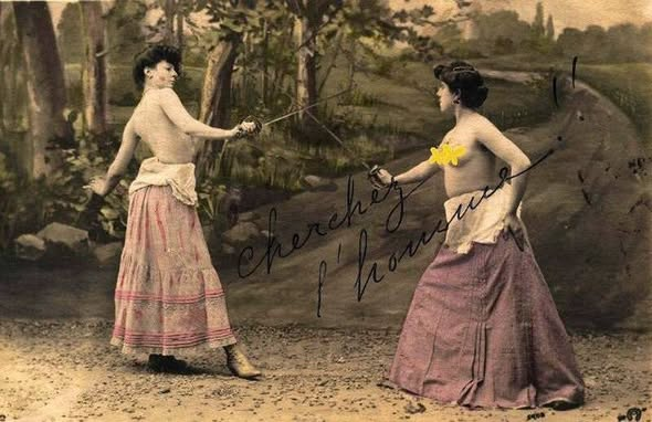 Whitsnake's tweet photo. 1892 год, Австрия. Княгиня Паулина Меттерних и графиня Анастасия Кильмансегг. Причина дуэли? Внимание. Не мужик или наследство. И даже не оскорбление рода. https://t.co/y8MHm0jl0P