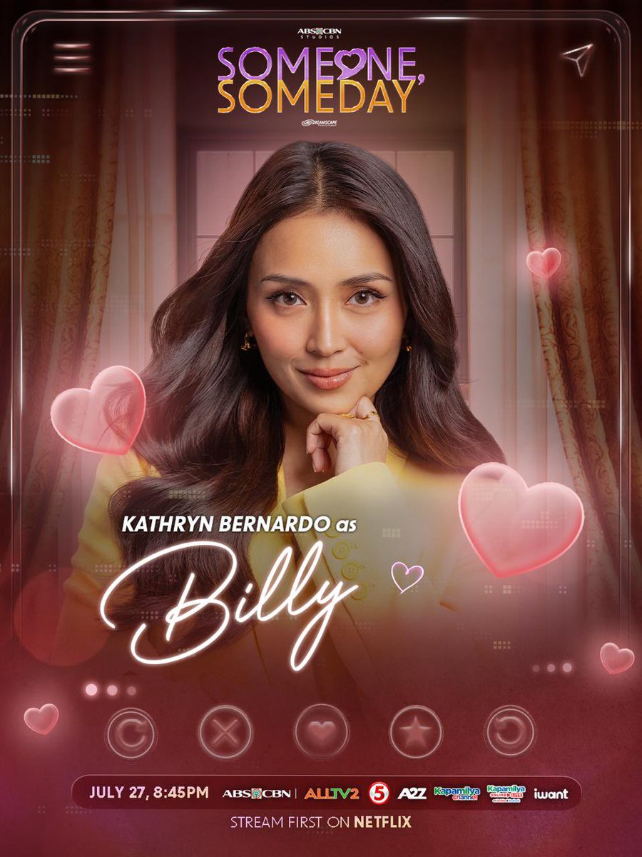 DreamscapePH's tweet photo. 4 HOURS TO GO until we meet the Asia’s Superstar - Kathryn Bernardo as Billy 🥰

Who knows? She just might be the someone you’ll root for… or fall for someday. #SomeoneSomedayBeginning 💕 https://t.co/CtFGtcdEj0