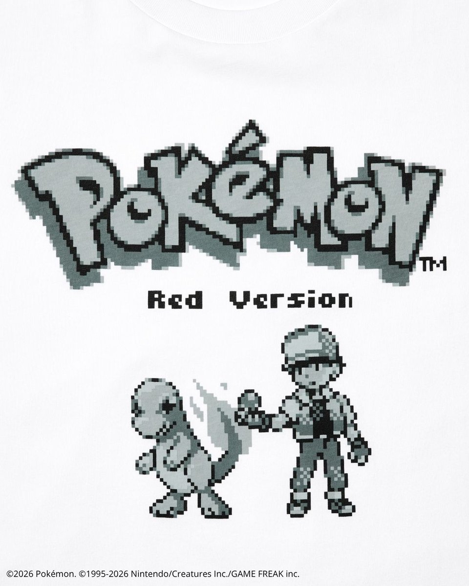 UNIQLO_France's tweet photo. Pour célébrer les 30 ans de Pokémon, UT rend hommage aux jeux qui ont marqué toute une génération à travers des designs exclusifs inspirés du pixel art des origines. 🎮✨

Disponible dès maintenant en ligne et en magasin.

#UNIQLOLifeWear https://t.co/tu54xL12ur