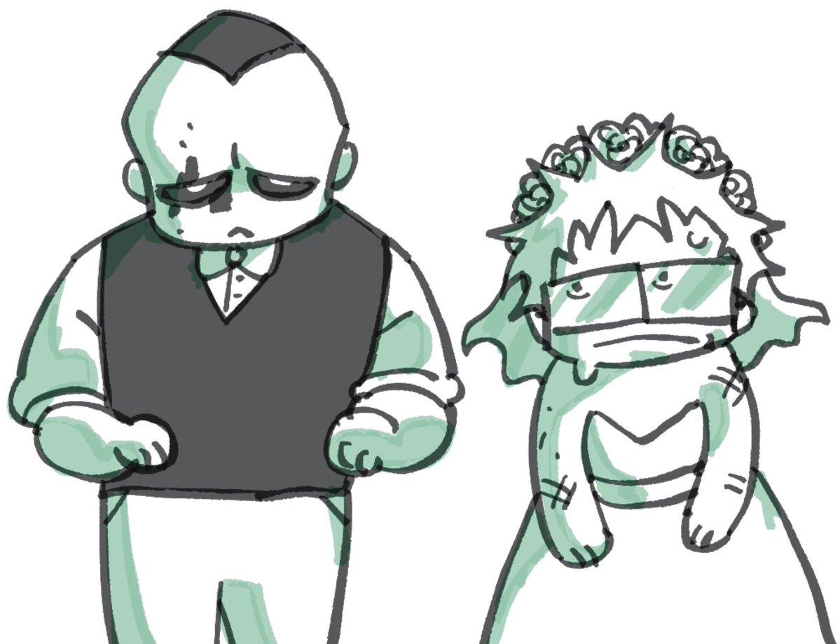 Grendpateddo's tweet photo. eddie and waylon chibis https://t.co/cfeaGUOafu