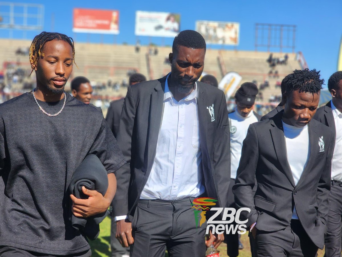 ZBCNewsonline's tweet photo. ZIFA PRESIDENT ARRIVES AT BARBOURFIELDS FOR HIGHLANDERS MEMORIAL SERVICE
ZIFA President Nqobile Magwizi has arrived at Barbourfields Stadium to join the football fraternity in paying final respects to the four victims of the tragic road traffic accident.
#HighlandersFC #ZIFA #ZimbabweFootball #Barbourfields #ZBCNews