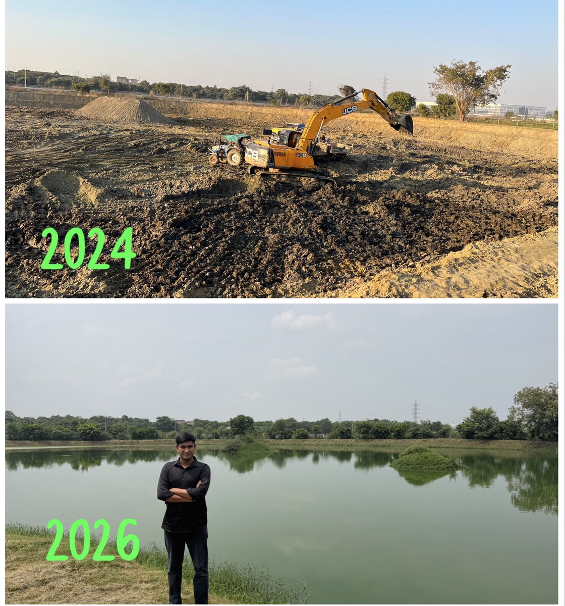 ramveertanwarg's tweet photo. Monsoon is the season of rewards. It’s time to revisit our ponds, witness the transformation, and thank nature for her blessings. Deep gratitude to our CSR partners, local authorities, and the community whose support turned this vision into reality.
#PONDMAN #CSR #CATCHTHERAIN https://t.co/o9O35eHNN2