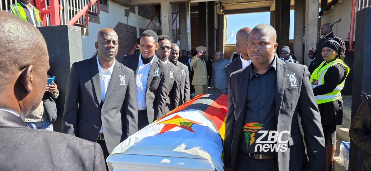 ZBCNewsonline's tweet photo. MEMORIAL SERVICE UNDERWAY FOR MBEMBESI ROAD ACCIDENT VICTIMS
Crowds, family members and football stakeholders have gathered at Barbourfields Stadium as the bodies of the four victims who died in the Mbembesi road accident arrive for the official memorial service.
#HighlandersFC #Bosso #ZimbabweFootball #Barbourfields #ZBCNews