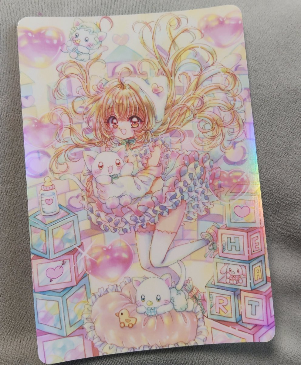 yyy_oyuki's tweet photo. ポスカとシールが届いたー🙌

ポスカはレインボー加工、シールはキラキラ加工です✨
ラブコピに送ります☺️ https://t.co/Hb94iuONmb