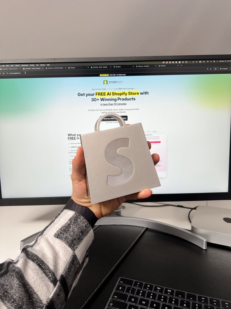 alexpagepilot's tweet photo. my team told me not to give this away...

a 58 year old retired teacher who can't spell ROAS: $23K/month. a 19 year old security guard testing products during breaks: $34K/month. a couple who fired their $5K/month freelance team: $47K/month. none wrote a headline. none designed a layout. none hired anyone. they paste aliexpress links. AI builds the page in 60 seconds. they test 10 per weekend. kill monday. scale tuesday. the AI was trained on 771,000 pages of conversion data no human has ever seen

I documented the exact AI process they all followed. 36 pages. product research. AI pages. demographics. testing. scaling. backend. international

Comment "AI" and I'll send it over

(must be following)