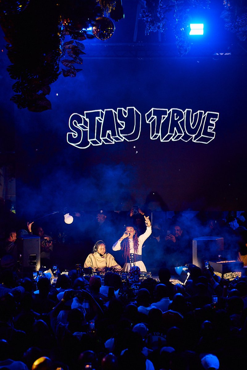 iam_sio's tweet photo. On stage with @DenieceMarz for @StayTrueSounds vol 2 at @TRUTHjhb! Thank to you everyone you made this happen! I had thee best time and MASSIVE love to everyone who sang with me!!! The joy you gave me is on my face🤍🫶🏼

Images by thevisuspace https://t.co/cHk09XXO9I