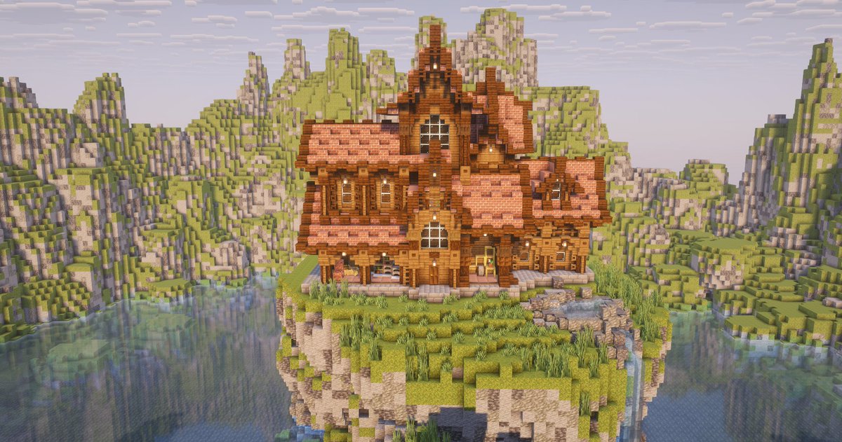 Runo_mc's tweet photo. 地形作れるようになってきた
#minecraftbuilds https://t.co/BxCU4eVz6p