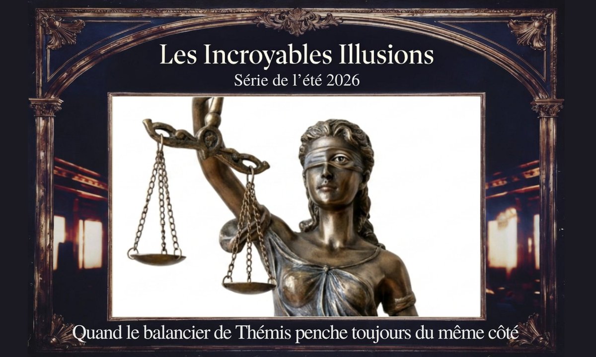 france_soir's tweet photo. ⚖️Thémis a-t-elle perdu son bandeau ? Justice à deux vitesses : un tweet et tu passes en comparution immédiate… un dossier de ministre et c’est classement sans suite.  
Le balancier penche toujours du même côté.
Et le peuple regarde.  👉 

Article en premier commentaire dans la série "Les incroyables illusions" par @xazalbert.
https://t.co/bD0Qn2TGom #JusticeÀDeuxVitesses #Thémis #France