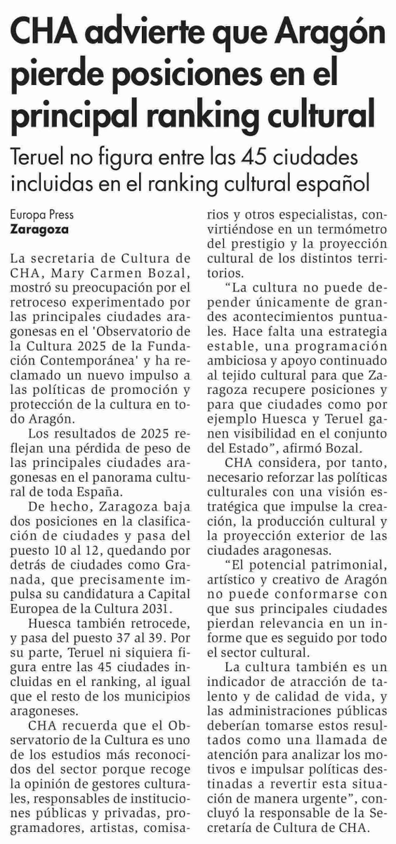Chunta Aragonesista tweet media