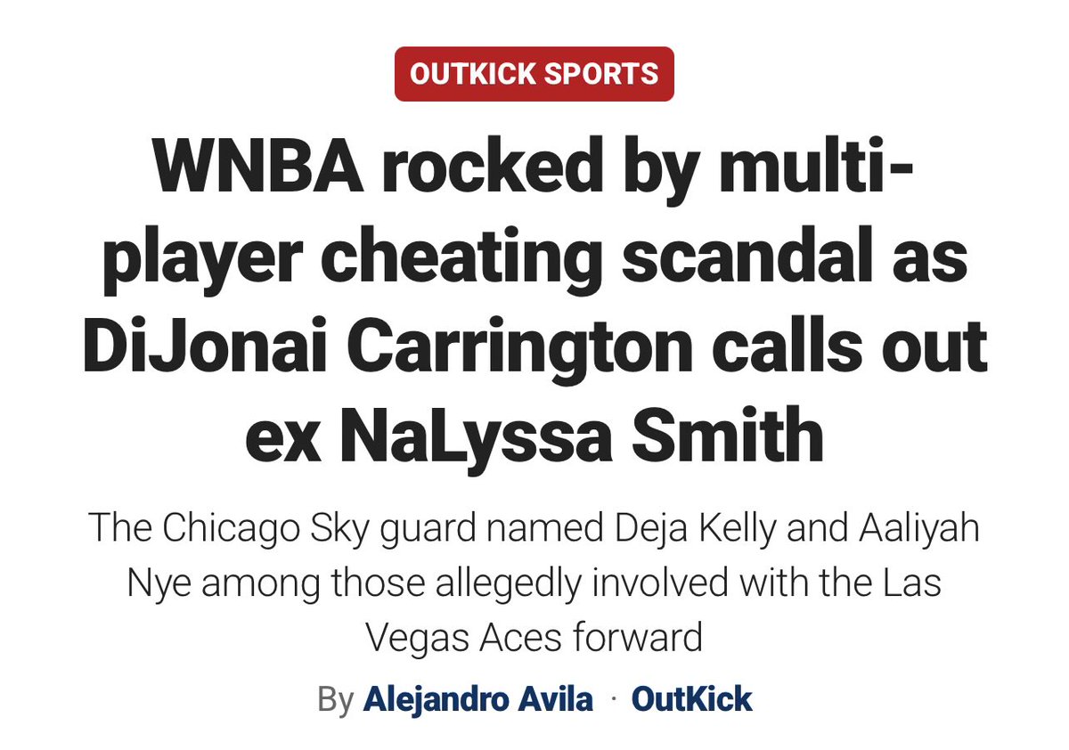 financecharge's tweet photo. Your WNBA headlines without Caitlyn Clark.
#DiJonai
#NaLyssa
#Deja
#Aaliyah https://t.co/vj5zfwO4vW