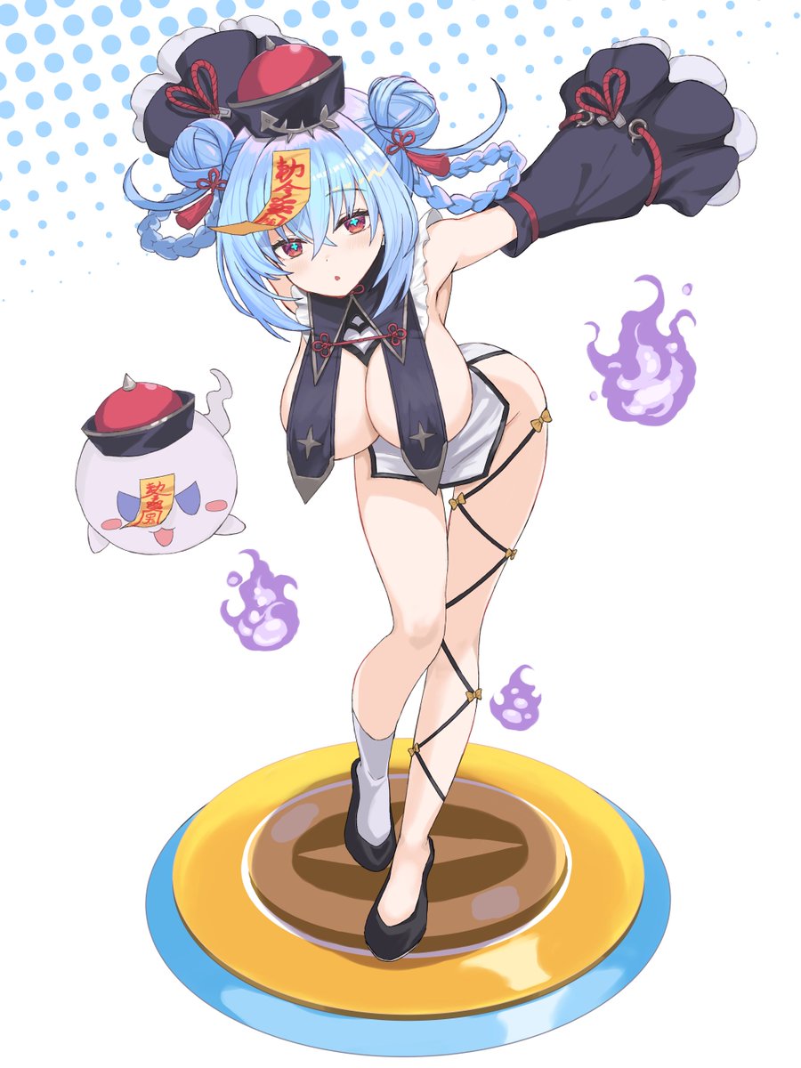 ayamal3246's tweet photo. アストラル☆パーティー公式様からのご依頼で妖霊キョンシー[カイセイ]を描かせていただきました！
キョンシーカイセイ復刻おめでとうございます！✨

#アストラルパーティー #アスパ https://t.co/m5ov4QU9W6
