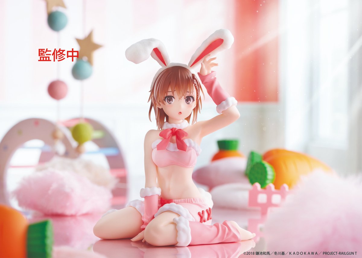 Taito_Toys's tweet photo. 【速報‼】ふわふわのフロッキー加工を使用した、タイトー新ブランド「MOFLOCK」より
『#とある科学の超電磁砲T』の #御坂美琴 がもふもふバニー姿で登場決定🐰

耳としっぽがふわふわです🐇
見ても触っても楽しめる、お座りフィギュアシリーズです💕
 
続報をお楽しみに！
 
#超電磁砲T  #とある https://t.co/16QCAJrmSX
