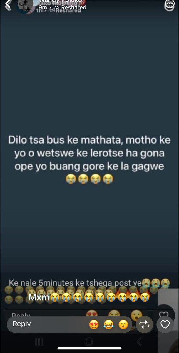 TidiGaoetswe's tweet photo. This dusted me 😭😭😭😭😭🤚🏽 https://t.co/8Gsw5d5rdE