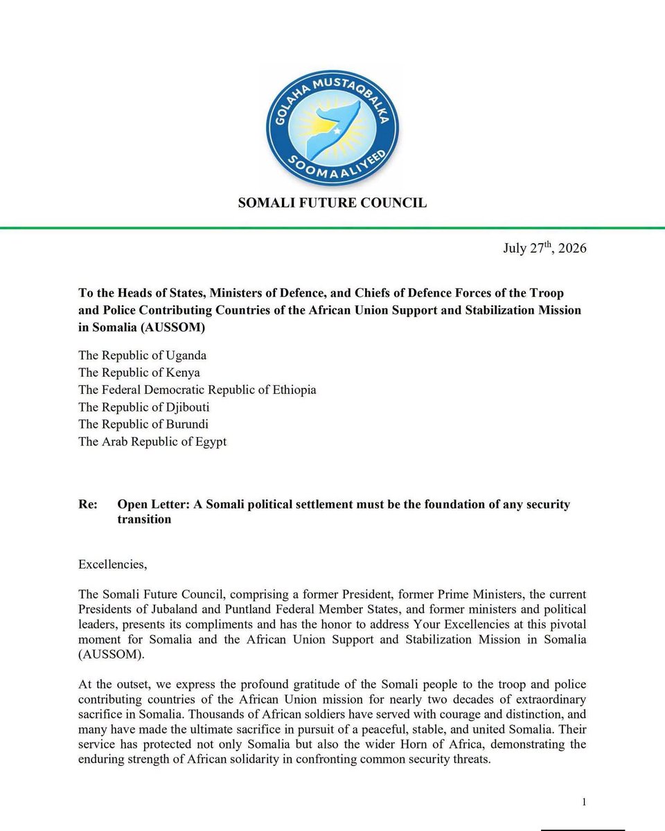 Sheikhdonyare's tweet photo. This press conference sent the international community by GMS certified their baseless political agenda and interfere foreign hands.

Their demand to turn Somalia another Transition is totally faulty and there is nothing to do with this shameful suggestion. https://t.co/x24lQKjOr4