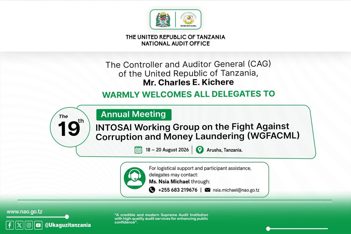 ukaguziTanzania's tweet photo. https://t.co/fy2AOuouSC