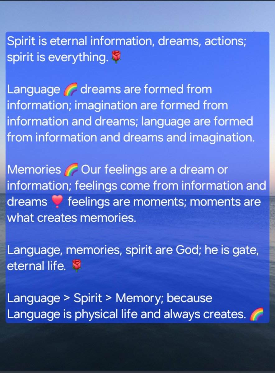 Actions_19black's tweet photo. Spirit didn't come from information; spirit is everything and leftist.🌹🖤
Language, memories, destiny come from information or dreams; they're birth, rebirth and rightwing.❣️
Language is your infinite intelligence, your working life, love life, nervous system. 💙 Always #alive https://t.co/c2vomCj47n