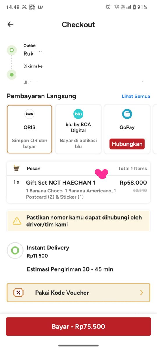 nanasye16's tweet photo. Sooooo happyy bisa nyenengin fans fans haechan lainnya🥰🥰

co for today 5 giftset nct haechan, bcs aku sayang haechan yipppieee😍💕🙏🏻🤏🏻🐻💗

#KopiKenanganxNCTHAECHAN 
#KopiKenanganxNCTHAECHAN https://t.co/0F6aRqiA3U