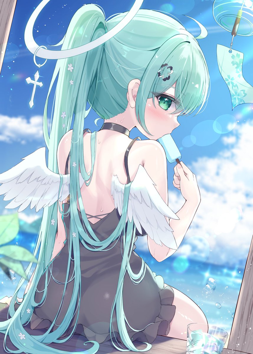 mikaze_oto's tweet photo. あついのでポニテ2 https://t.co/Xbt9eNGn2R