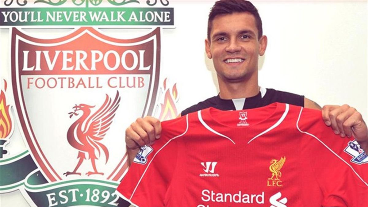 OnThisDayReds's tweet photo. #OTD in 2014:
Dejan Lovren signs for Liverpool in a £20m deal from Southampton 

However, the done deal to sign striker Loic Remy from QPR is called off due to a failed medical https://t.co/Jx6G6aKSGH