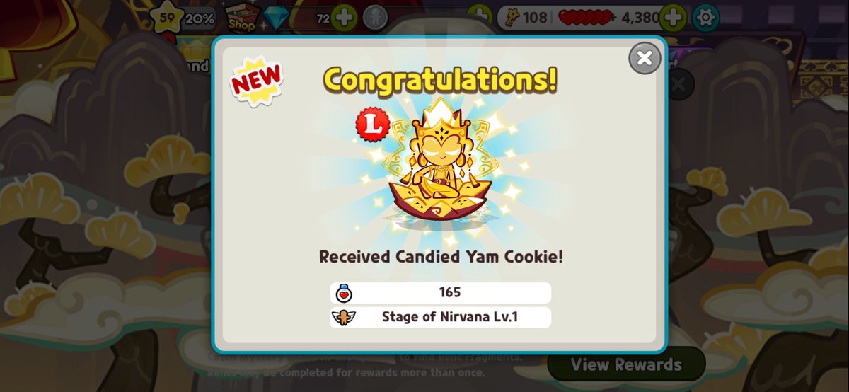 berry_scented's tweet photo. Hey, that wasn't *that* bad
Candied Yam Cookie got! Now back to ep6...
#cookierun #cookierunclassic https://t.co/pmqBTACQ2F