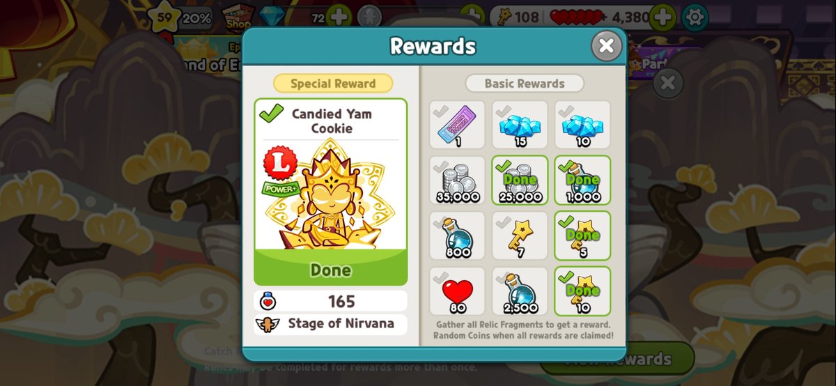 berry_scented's tweet photo. Hey, that wasn't *that* bad
Candied Yam Cookie got! Now back to ep6...
#cookierun #cookierunclassic https://t.co/pmqBTACQ2F