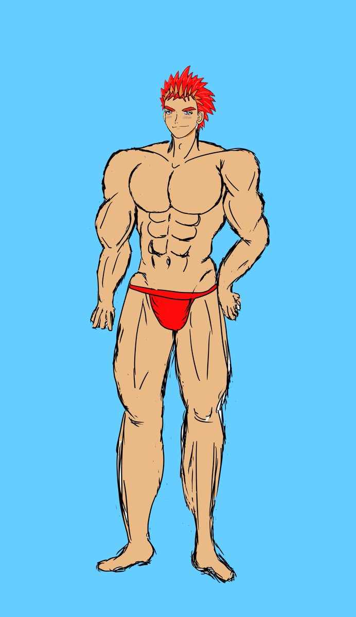 3chsk_2's tweet photo. #OCwip #エルバズくん
2026/7/27
筋肉盛り過ぎると顔に合わないという問題に気付いた!
あと、筋肉より関節と骨格を勉強しないと色気が出ないことにも気付いた!! https://t.co/FAiseMkvQd